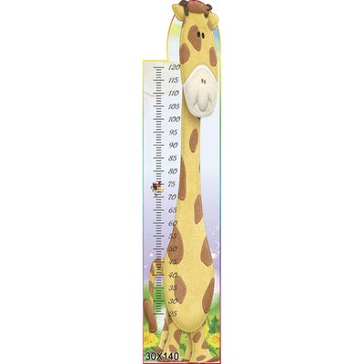 Стенд зростомір жираф 2000 фото